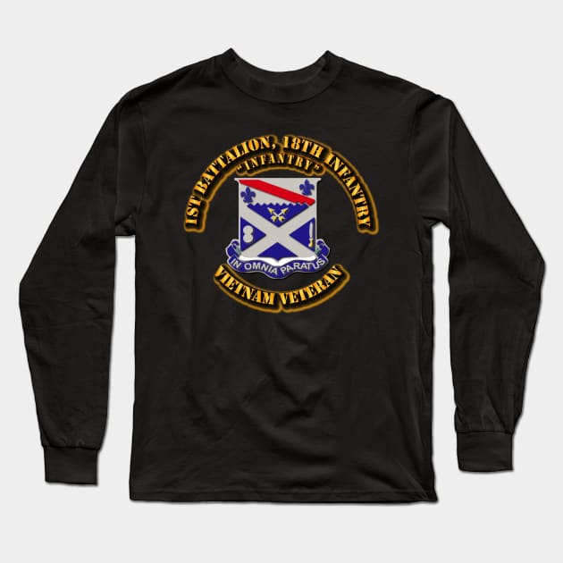 1st Battalion, 18th Infantry w Txt Long Sleeve T-Shirt by twix123844